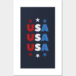 USA Independence Day T-Shirt Posters and Art